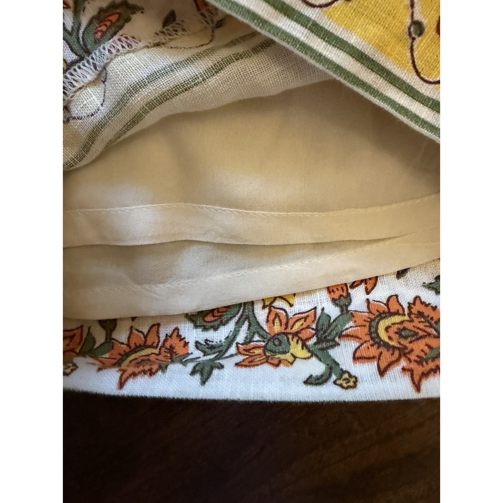 J.Crew 7" Stratus Short in Linen Women's XXS Floral Block Print NWT - Picture 8 of 9